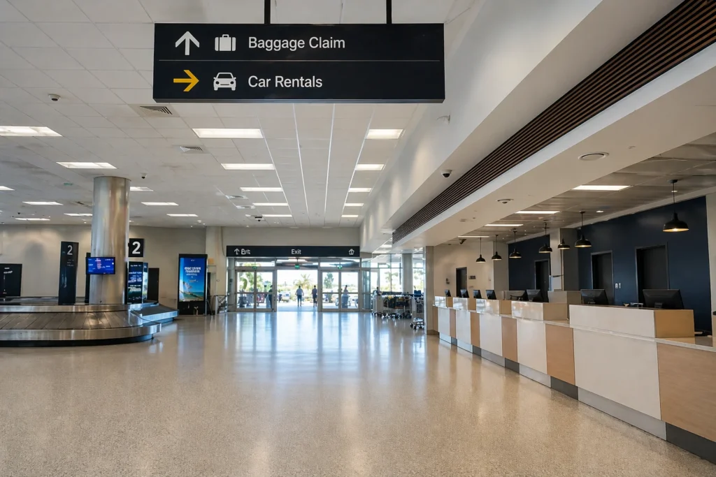 Where to Find Car Rental Counters at Darwin Airport Terminal