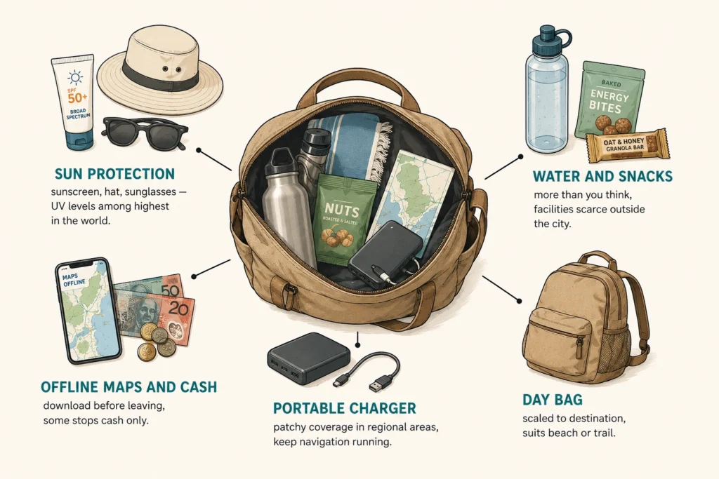 Essential Things to Bring on a Day Trip from Sydney by Car
