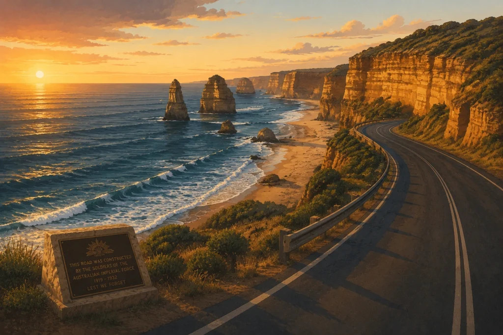 The Great Ocean Road Was Built by the Soldiers Who Fought On It