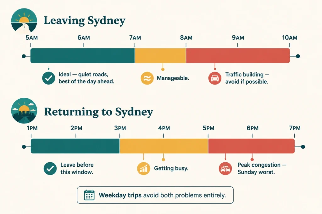 When to Leave Sydney for a Stress-Free Day Trip
