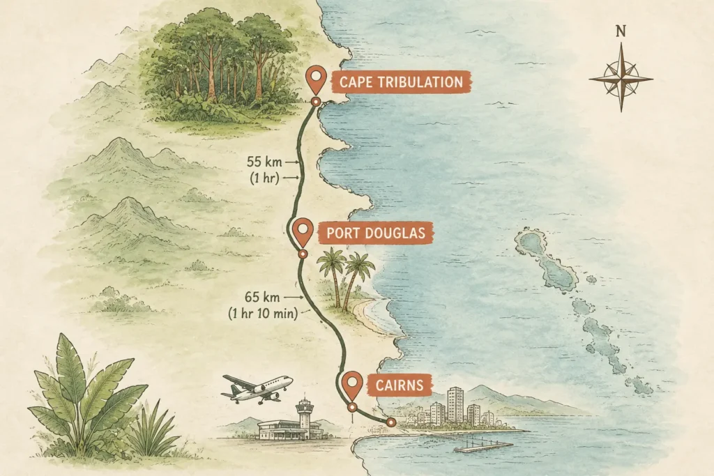 Cairns or Port Douglas: Where to Pick Up Your Car