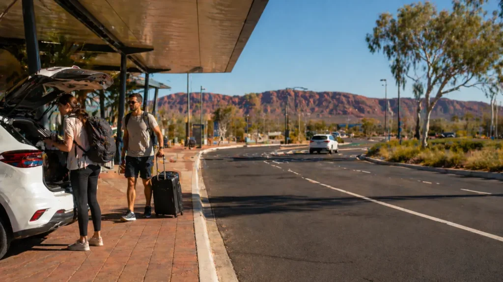 No long queue, Alice Springs Airport’s car hire gets you driving within minutes of landing. 