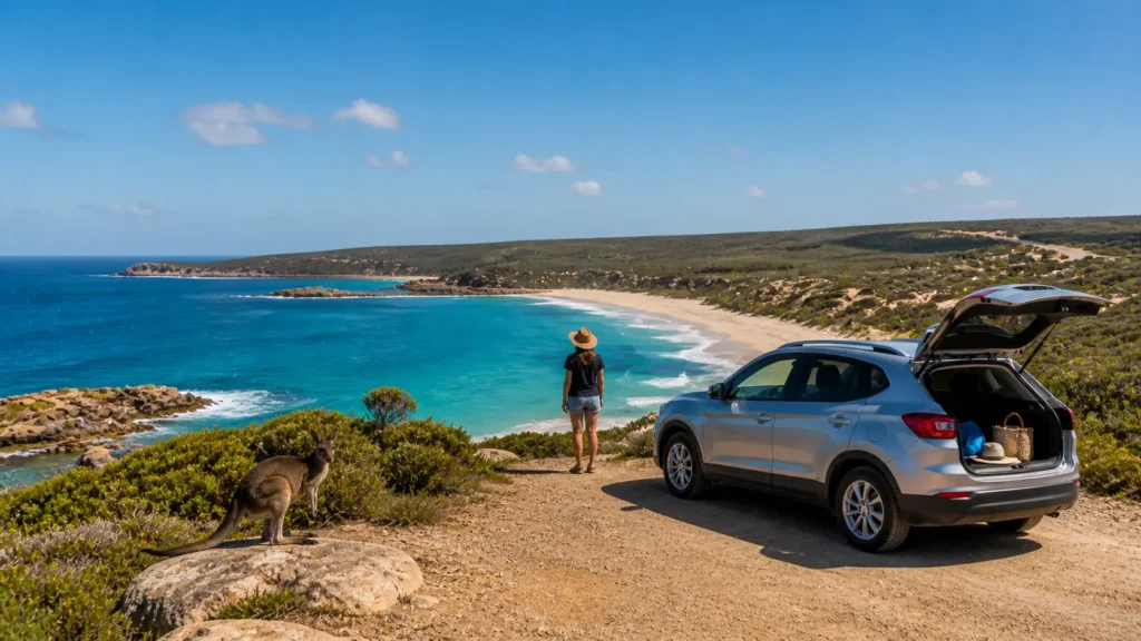 Making a long stop with a rental car