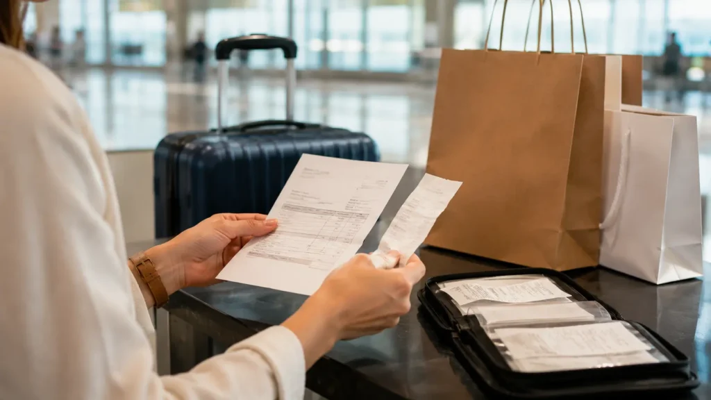 A valid tax invoice for every purchase and the original receipts to match