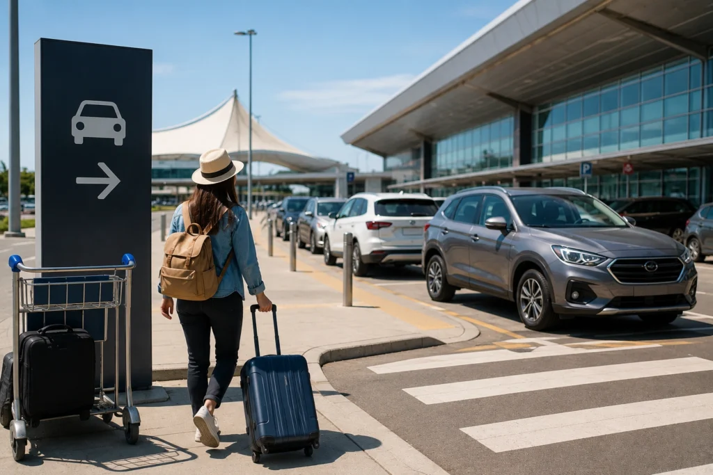 Airport Location and Pickup Process